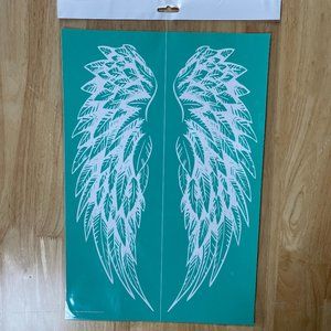 Chalk Couture Wings Transfer - size C - NEW in package